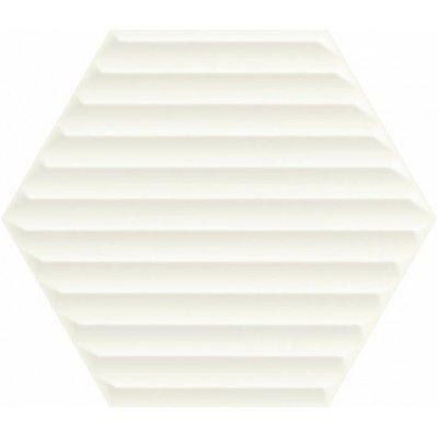 Woodskin Bianco Heksagon Struktur B Wand 19,8x17,1 Paradyz - 1