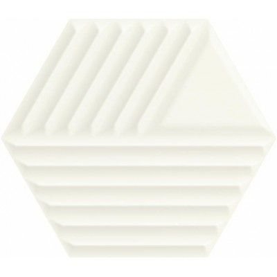 Woodskin Bianco Heksagon Struktur C Wand 19,8x17,1 Paradyz - 1