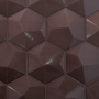 Sechseckige Fliesen Aragona Hexagon Piramidal Chocolate Brillo 17x15 Decus - 2