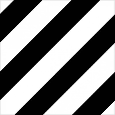 Fliesen dekor weiß und schwarz  Mayolica District Lines Black 20x20 Mayolica - 1