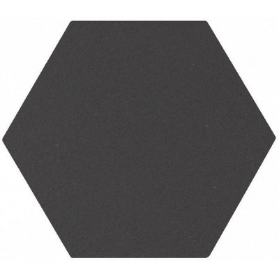 Sechseckige Fliesen schwarz  mat Equipe Kromatika Black 11,6x10,1 Equipe - 1