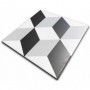 Fliesen wenig diamant Keros Badfliesen Barcelona Cube 25x25 Keros - 2