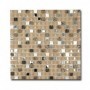 Mozaik Glas Steinoptik braun Weiß El Casa Brown Pearl 30,5x30,5 cm El Casa - 1