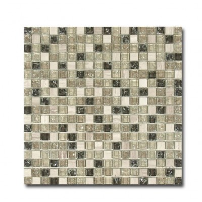 Mozaik Glas Steinoptik braun Beige El Casa Ice Grey 30,5x30,5 cm El Casa - 1