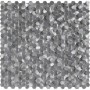 mozaik grau Metalllisiert gebürstet Aluminium Badfliesen Gravity aluminium 3D hexagon Metall 30,4x31 L'antic Colonial - 1