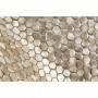 mozaik Gold gebürstet Aluminium Badfliesen Gravity aluminium 3D hexagon gold 30,4x31 L'antic Colonial - 2