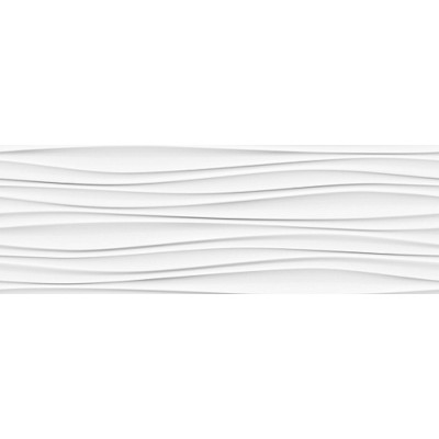 Wandfliesen Weiß matt 3D (Hälften)  Oxo Line Blanco XL P35800091 45x120 Porcelanosa - 1