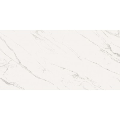Porzellan marmoroptik Weiß    Marmoker Statuario Grigio mat 118x236 6,5mm Casalgrande Padana - 1