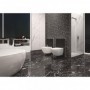 Boden Porzellan imitieren Weiß- schwarz  marmoroptik   Marmoker Statuario Grigio mat 118x118 Casalgrande Padana - 2