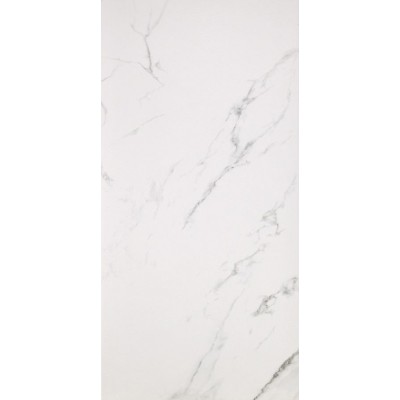 Sinterikonglomeratu marmoroptik Weiß schwarz  Adern   Marmoker Statuario Grigio lucido 118x258 6,5mm Casalgrande Padana - 1