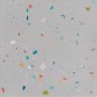 Bodenfliesen  Terrazzo grau mit farbigen Einsätzen WOW Color Drops Grey 18,5x18,5 WOW - 2