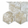 Mozaik sechseckig Rost grau mat Metropol MM 0551 25,6 x 29,5 Metropol - 2