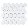 Mozaik sechseckig marmoroptik Weiß grau Adern mat Metropol MM 0547 32,5 x 28,1 Metropol - 1