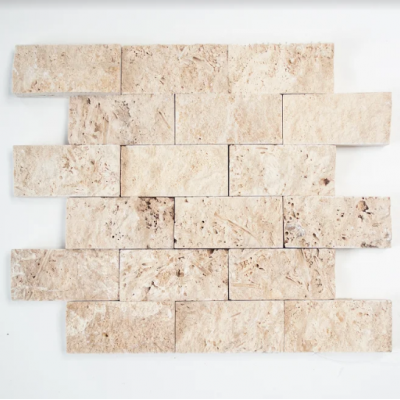 Mozaik Rechteck Sandstein-Travertin Steinoptik beige Metropol MM 0122 30,5 x 29,0 Metropol - 1