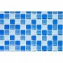 Mosaik für Schwimmbäder Glas Weiß Blau Metropol MM 1139 32,7 x 30,2 Metropol - 2