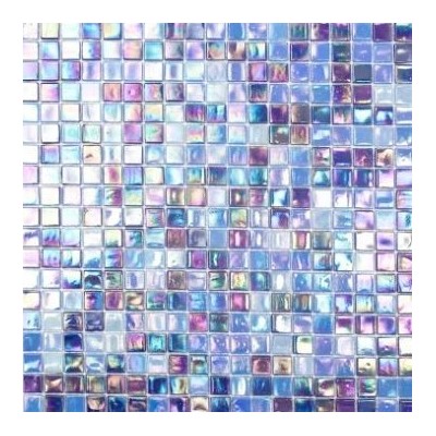 Mosaik für Schwimmbäder Glas Blau violett Chamäleon Metropol MM 0950 31,7 x 31,7 Metropol - 1