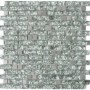 Mozaik gebrochen Glas Silber mit Metall Metropol MM 0363 29,8 x 30,4 Metropol - 1