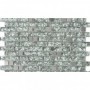 Mozaik gebrochen Glas Silber mit Metall Metropol MM 0363 29,8 x 30,4 Metropol - 2