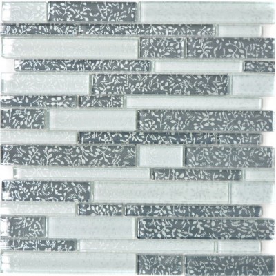 Mozaik Glas Weiß Grau Metropol MM 0331 30,5 x 30,5 Metropol - 1