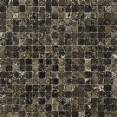 Mozaik marmoroptik braun schwarz  Steinoptik Dell Arte Marble Black 30x30 glanz Dell Arte - 1