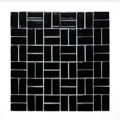 Mozaik schwarz  Rechteck  Quadrat Glanz Metropol MM 0887 29,8 x 29,8 Metropol - 1