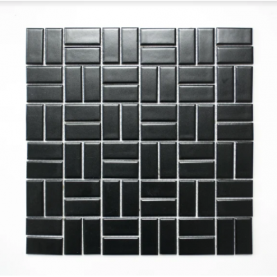 Mozaik schwarz  Rechteck  Quadrat mat Metropol MM 0885 29,8 x 29,8 Metropol - 1