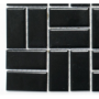 Mozaik schwarz  Rechteck  Quadrat mat Metropol MM 0885 29,8 x 29,8 Metropol - 2