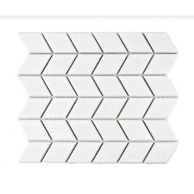 Mozaik fischgrätenmuster Weiß Glanz Metropol MM 0604 26,6 x 30,7 Metropol - 1