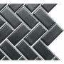 Mozaik fischgrätenmuster schwarz  mat Metropol MM 0544 29,8 x 29,8 Metropol - 2
