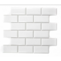 Mozaik Ziegel klein Weiß Glanz Metropol MM 0531 29,5 x 29,1 Metropol - 1