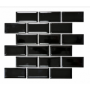 Mozaik schwarz  Fliesen Ziegel Metro Glanz Metropol MM 0525 29,5 x 29,1 Metropol - 1
