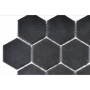 Mozaik schwarz  Hexagon  Monocolor mat Metropol MM 0408 32,5 x 28,1 Metropol - 2