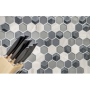 Mozaik sechseckig grau schwarz  Metropol MM 0209 26,0 x 30,0 Metropol - 4