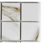 Mozaik Quadrat marmoroptik Weiß Grau Braun Adern Metropol MM 0801 30,6 x 30,6 Metropol - 2