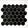 Mozaik Hexagon  schwarz  Glanz Metropol MM 0092 32,5 x 28,1 Metropol - 1