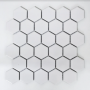 Mozaik Hexagon  Weiß satin Metropol MM 0090 32,5 x 28,1 Metropol - 1