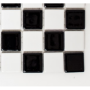 Mozaik schachbrett weiß - schwarz  Quadrat Glanz Metropol MM 0760 32,6 x 30,0 Metropol - 2