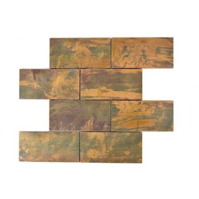 Mozaik Kupfer rostig Fliesen Ziegel Metro Metropol MM 0731 30,6x 30,2 Metropol - 1