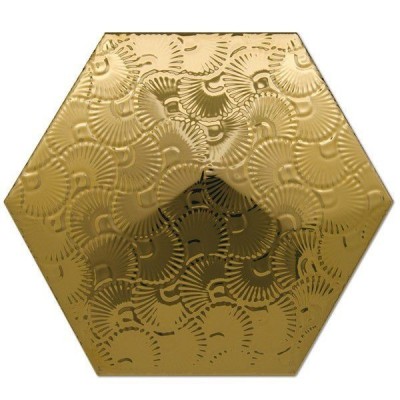 Dec. Piramidal 2 Oro 17x15 Decus - 1