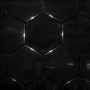 Hexagono Negro Brillo 17x15 Decus - 2