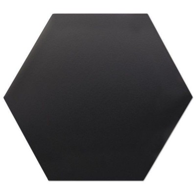 Hexagono Negro Mate 17x15 Decus - 1