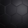 Hexagono Negro Mate 17x15 Decus - 2