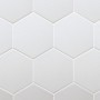 Hexagono Blanco Mate 17x15 Decus - 4