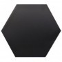 Hexagono Negro Mate 17x15 Decus - 3