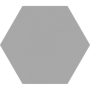 Sechseckige Fliesen grau Keros Element Acero 23x27 Keros - 1